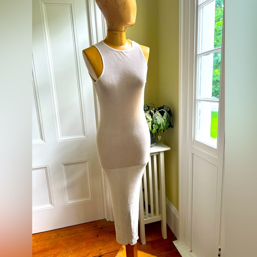 Totokaelo Archive NWT layering silk stretch column dress O/S